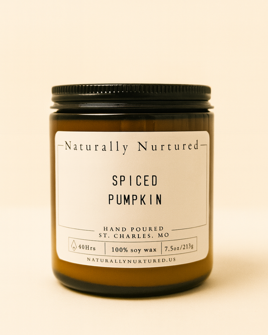 Spiced Pumpkin - 7.5 oz Pure Soy Candle
